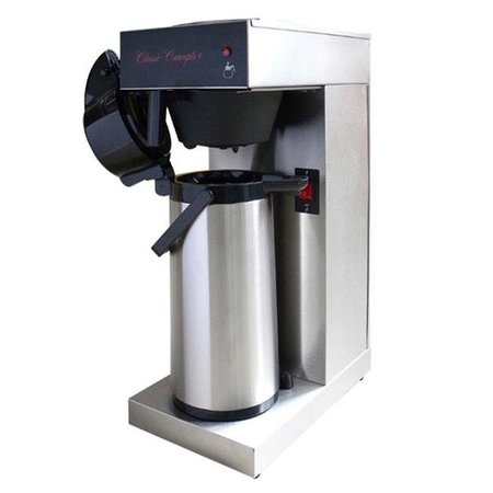 CLASSIC CONCEPTS Classic Concepts GBAP Stainless Steel Commercial Coffee Brewer - Pour-Over With Airpot GBAP
